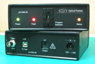 [uLC400-30 front & back, with mini-DIN6 connector]